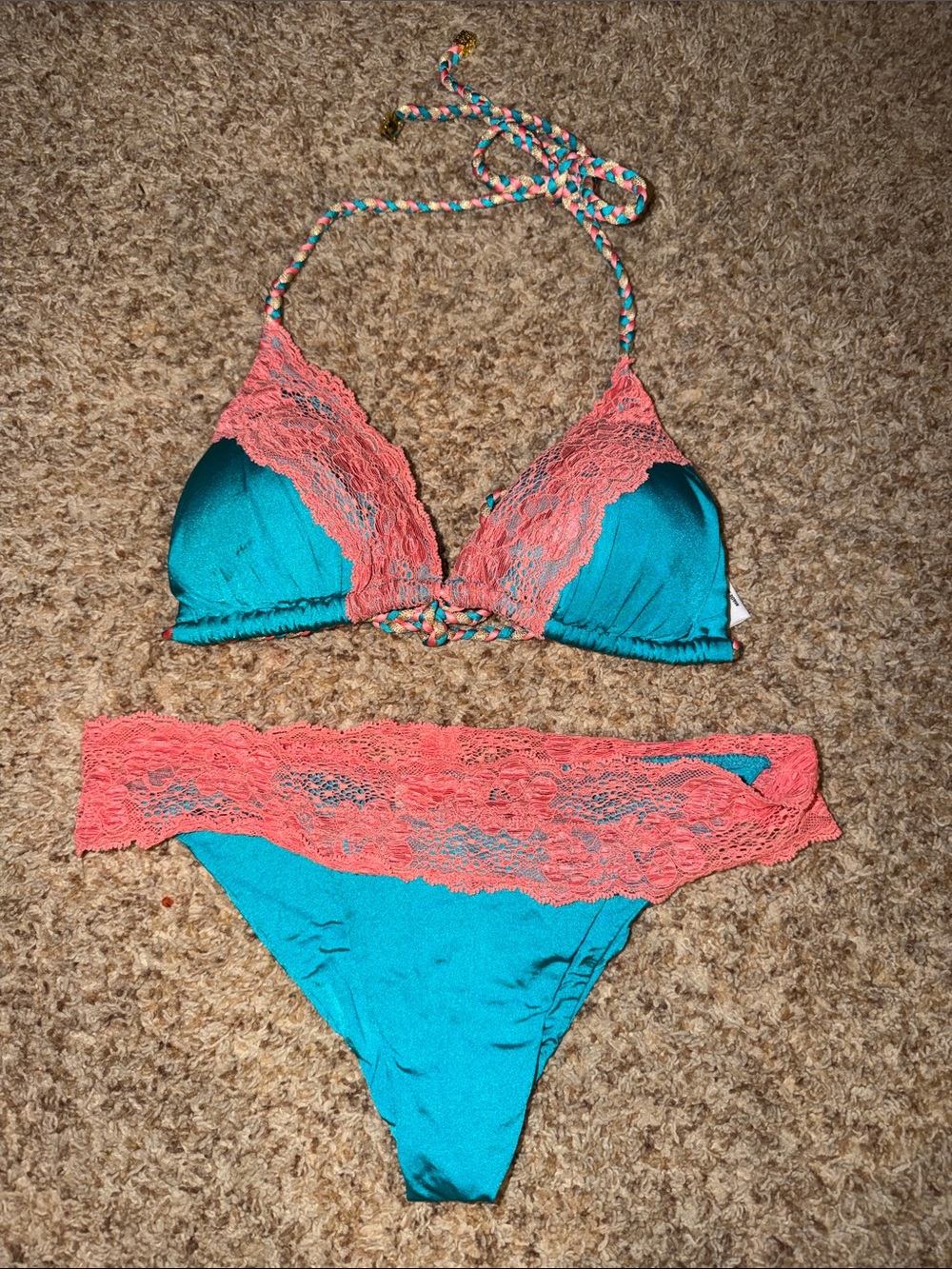 Beach Bunny Swimwear bikini set, identified as the "Lady Lace" style